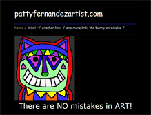 Tablet Screenshot of pattyfernandezartist.com